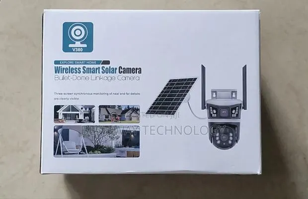 4g PTZ Solar Camera V380 Pro Dual Lens · Photo 1