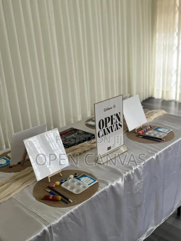 Open Canvas Ghana: Paint Set Up for 6 – Group Deal · Photo 2