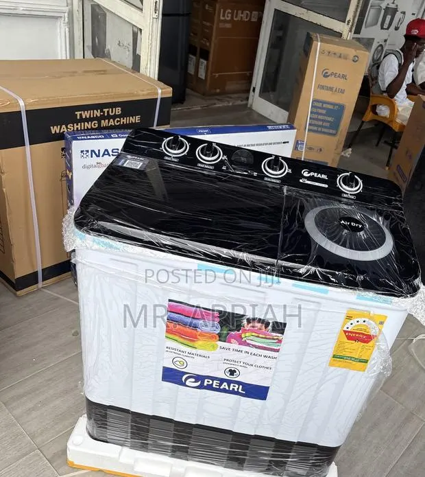 Premium 12kg Twin Tub Washing Machine(White/Black) · Photo 1
