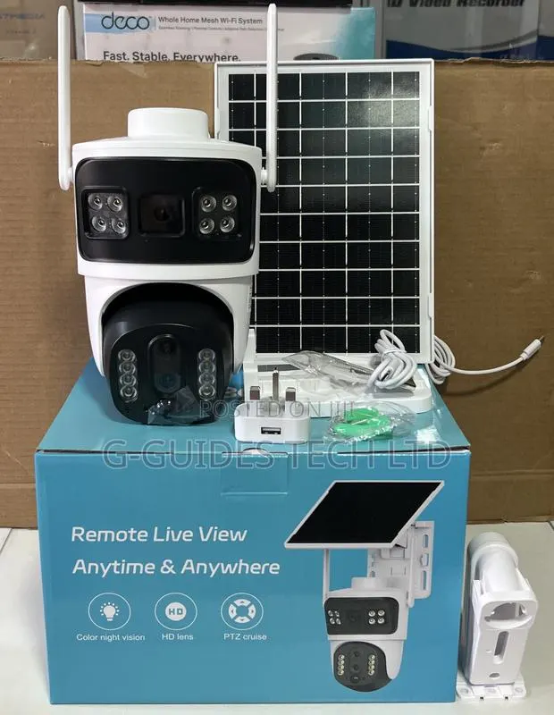 V380 Max 4G Solar PTZ Dual-Lens Camera 6MP · Photo 1