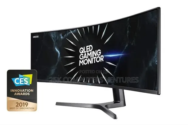 Samsung 49" Super Ultra-wide Gaming Monitor- Crg9, 5k, 120hz · Photo 1