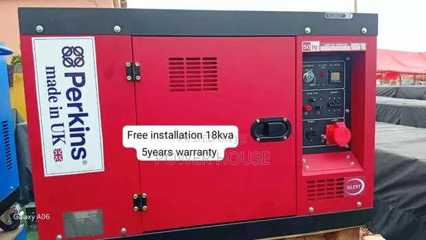 Perkins 18kVA Three-Phase Diesel Generator – Industrial Power 18kva · Photo 1