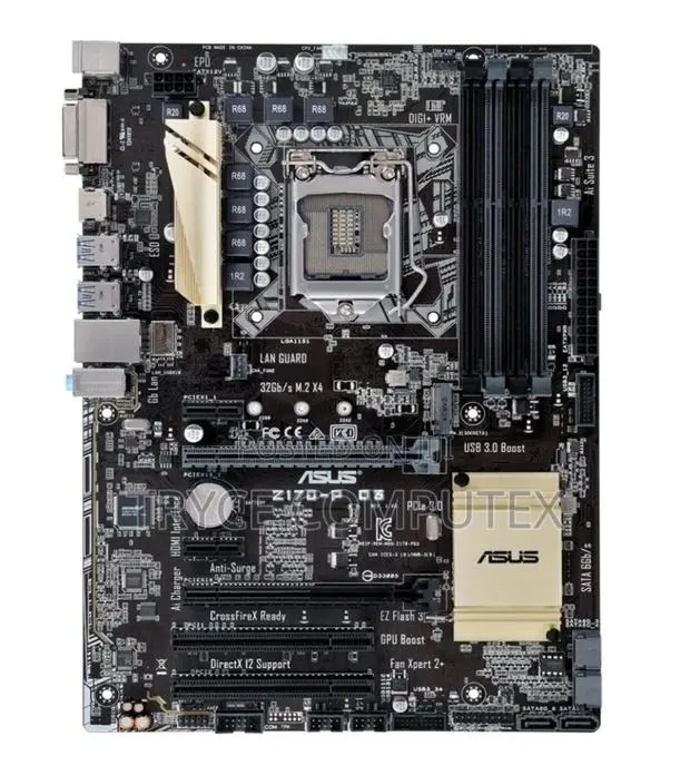 Asus Z170 Motherboard
For 6th and 7th Generation · Photo 1