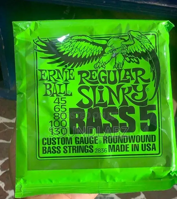 Ernie Ball 5-string Slinky Nickel Wound Bass Guitar Strings · Photo 1