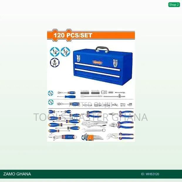 120 PCS Tools Chest Set - Whs3120 · Photo 1