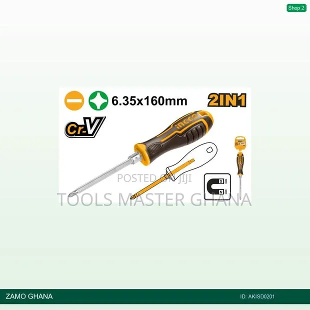 2 in 1 Screwdriver - Akisd0201 · Photo 1
