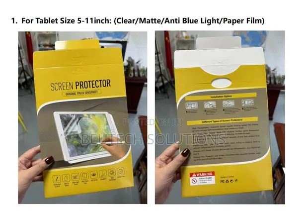 Tablet Anti Blue Light Screen Protectors · Photo 1