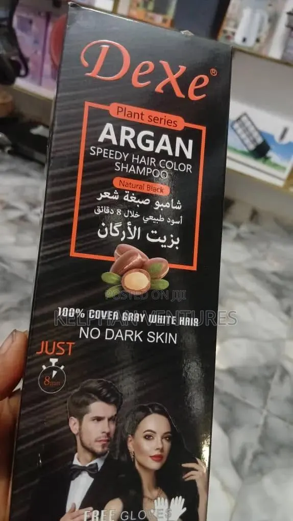 Organic Dexe Argan Black Hairdye Shampoo · Photo 1