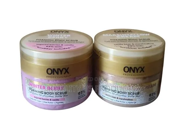 Onyx Professional Foaming Body Scrub - 340g With Scrubber · Photo 1