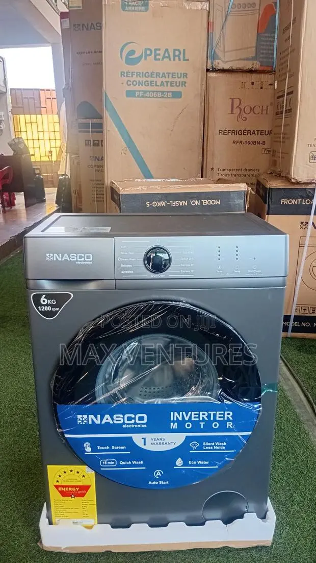 Nasco 6kg Front Loader – Powerful Deep Cleaning 6kg · Photo 1