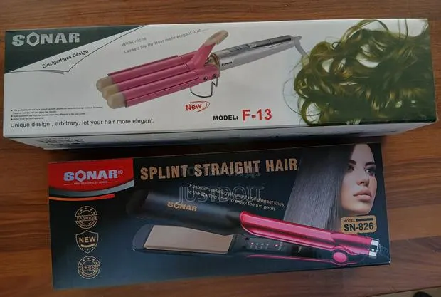 Sonar F-13 Hair Curler + Sonar 826t Hair Straightener Combo · Photo 1