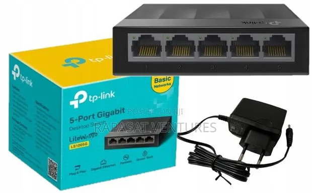 Tp-Link 5-Port LS1005G 10/100/1000mbp Gigabit Switch · Photo 1