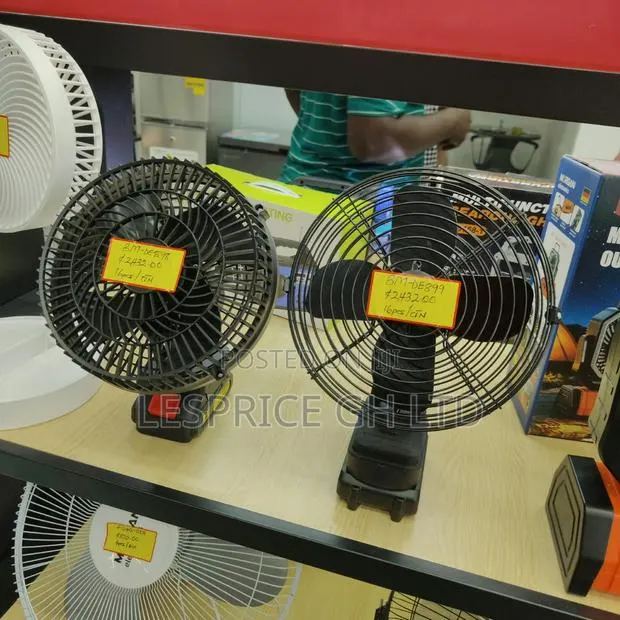 Save Energy and Time on Our Solid Rechargeable Cordless Desk-Fan · Photo 1