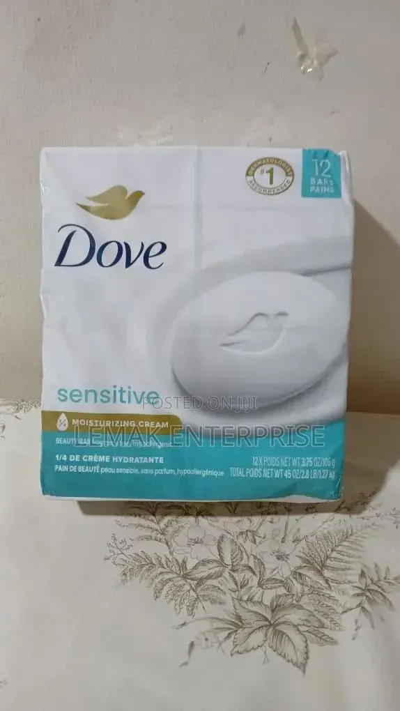 Dove Sensitive Moisturizing Beauty Bar Soap (12 Bars) · Photo 1