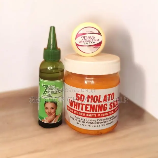 Molato Soap, 7 Days Whitening Oil and Face Cream · Photo 1
