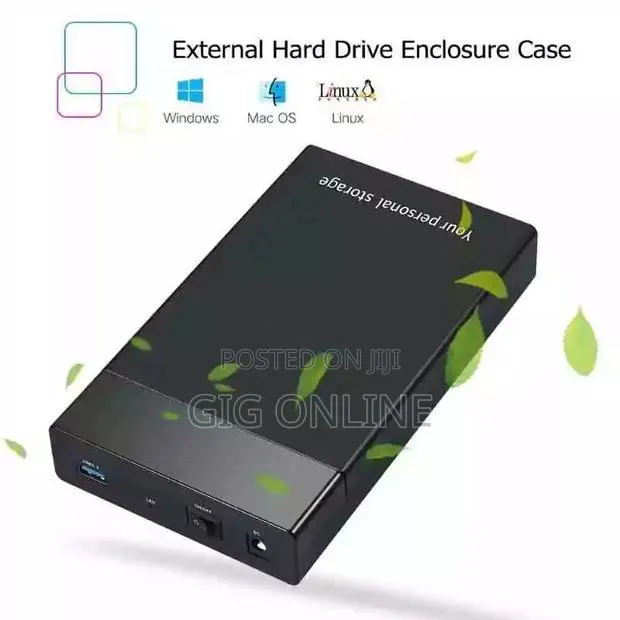 3.5" HDD External Case – Hard Drive Enclosure · Photo 1