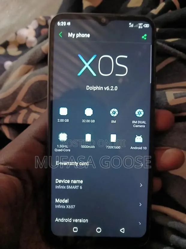 Infinix Smart 6 32 GB Black · Photo 3