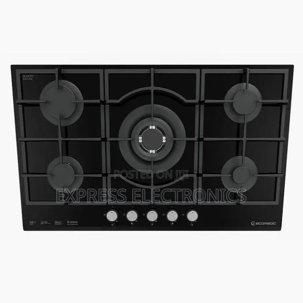 Limited Stock Midea 90Gq095 Built-in Gas Stove, 5 Burners, 60X50 Cm - · Photo 1