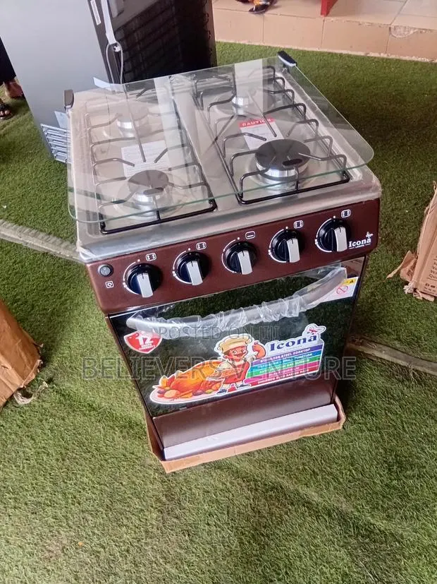 Icona 50×50 Gas Burner – Auto Ignition With Oven and Grill · Photo 1
