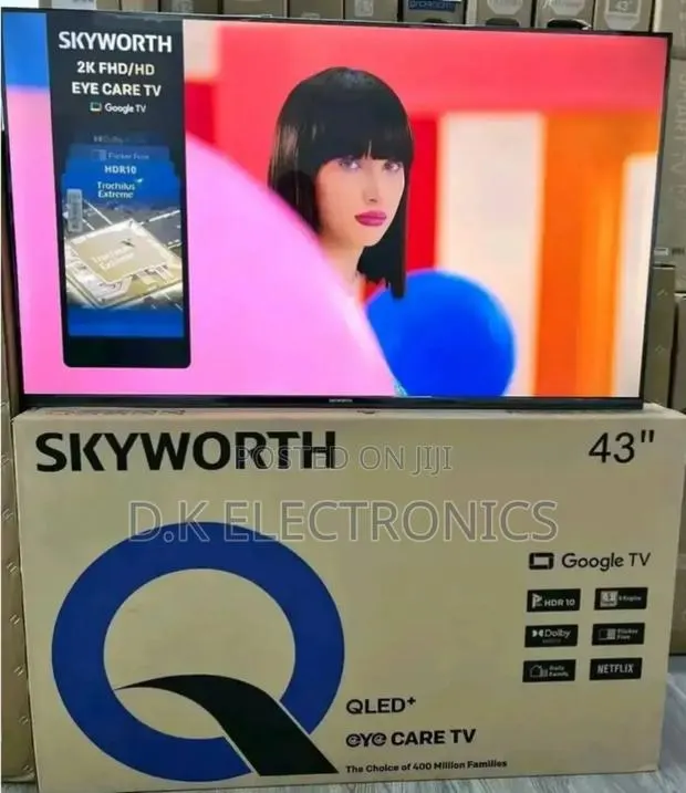 2026 Skyworth 43 Qled+ Google Slim Uhd Television · Photo 1