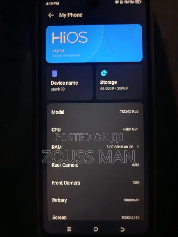 Tecno Spark 30 256 GB Gray · Photo 1