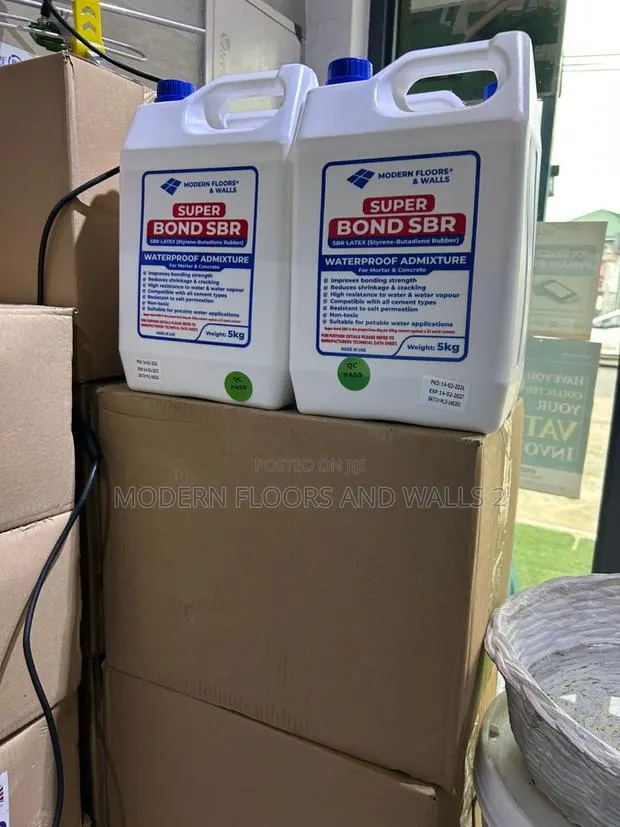 Super Bond SBR Latex Waterproof Admixture for Mortar Concrete