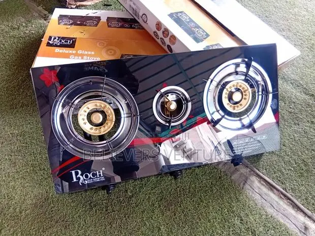 Roch 3 Burners Gas Cooker – Reliable Heat for Every Meal · Photo 1