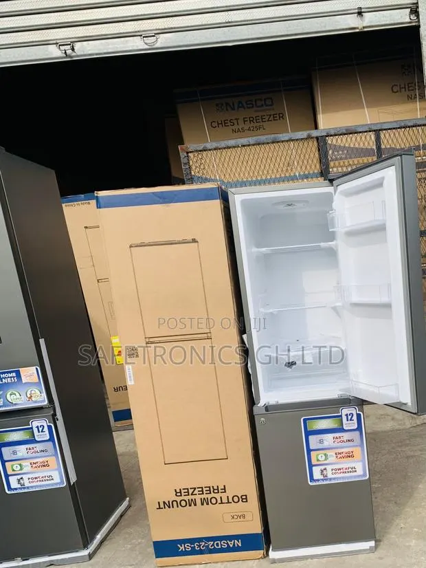 Get Accurate Nasco 170 LTRS Bottom Mount Refrigerator (NASD2-23-SK) · Photo 1