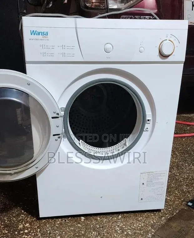 8kg Washing Machine Dryer Wansa Gold Is Air-Vented Clothes Dryer