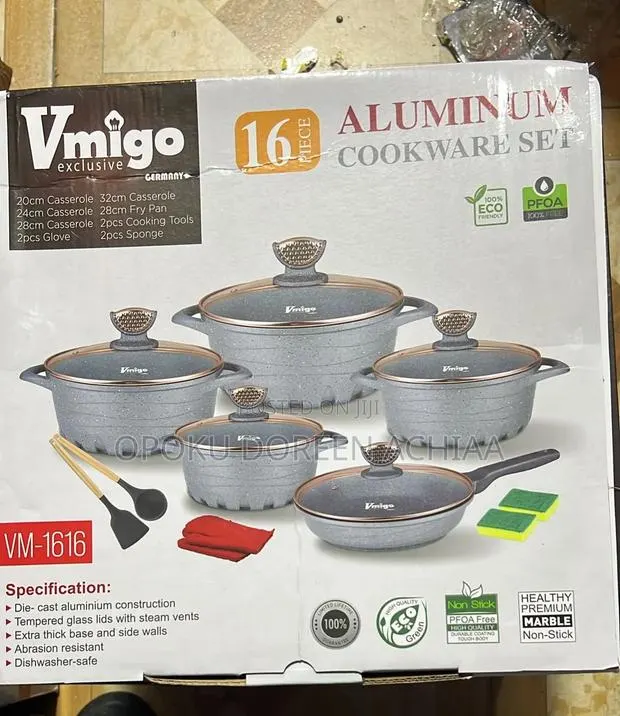 16 Vimgo Nonstick Cookware Set · Photo 1