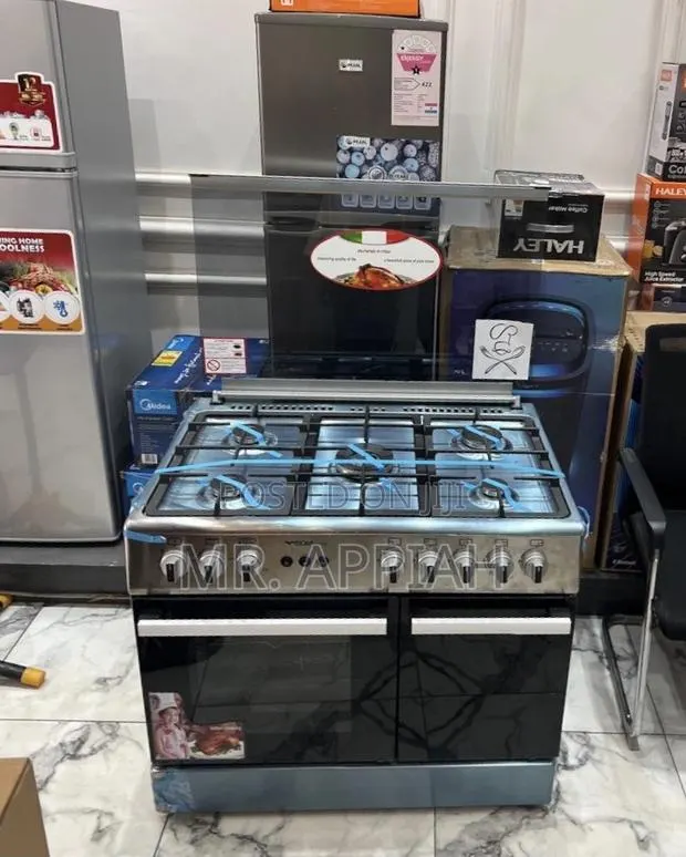 Check Out Mediatech 60x90cm Gray Glass Oven(5 Burner) · Photo 1