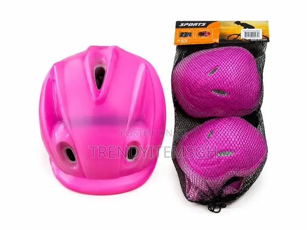 Adjustable Kids Helmet With Knee Elbow Wrist Pad · Photo 1