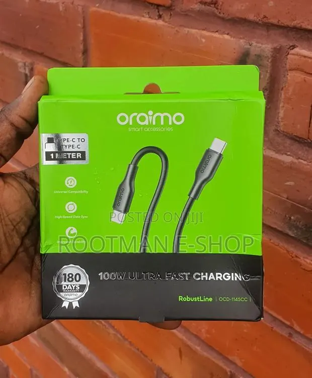 Oraimo 100w Usb-C Fast Charging Cable · Photo 1