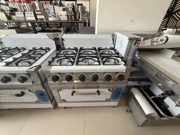 Commercial 6 Burner Gas Stove Cooker With Oven · Photo 1