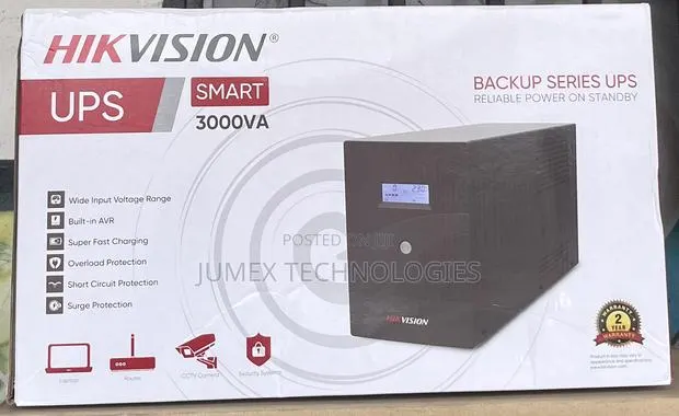 Hikvision Ups 3000va Smart Backup Series Ups 3kva · Photo 1