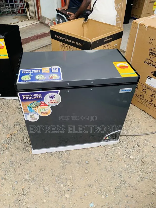 Nasco NAS-250FL Chest Freezer - 200 Litres Silver · Photo 1