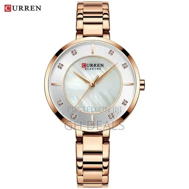 Curren 9051 Woman Quartz Watch Fashion Casual Stainless · Photo 1