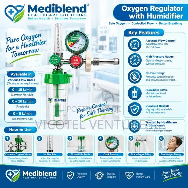 Oxygen Flow Meter · Photo 1
