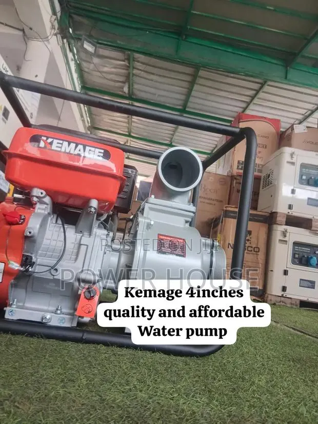 Premium KEMAGE Water Pump – Efficient Petrol Engine, Durable Build · Photo 1