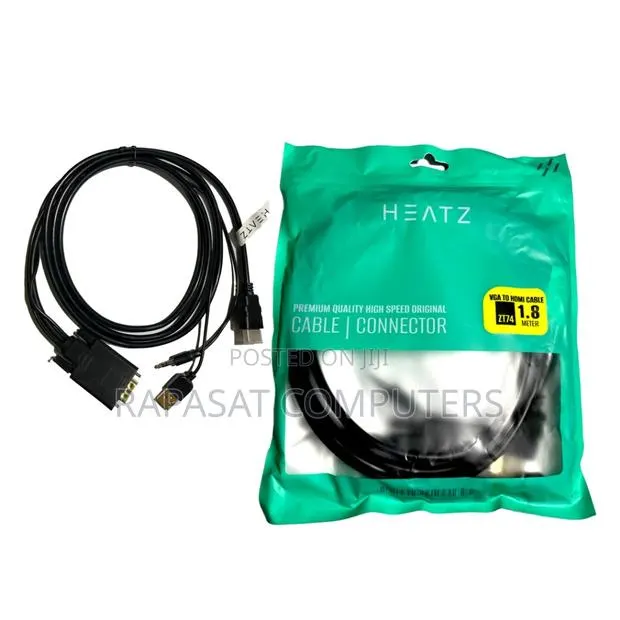 Heatz ZT74 1.8m VGA Male to HDMI Male Cable · Photo 1