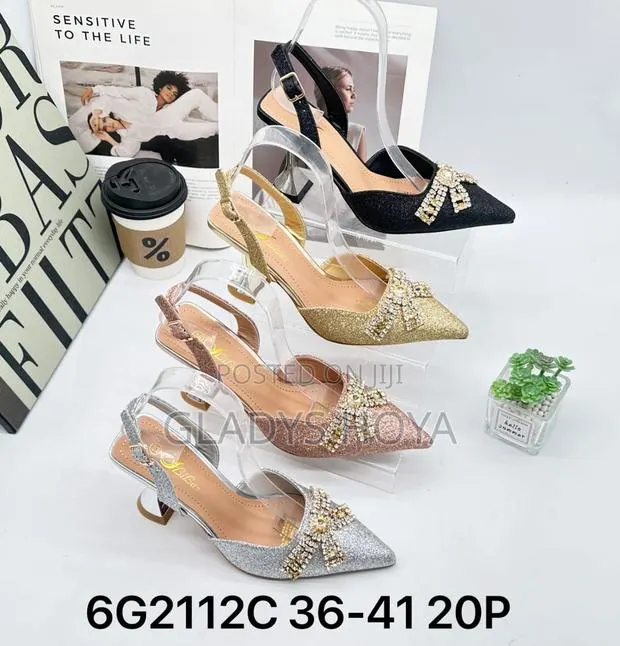 Ladies Half Shoe Sandals Heels