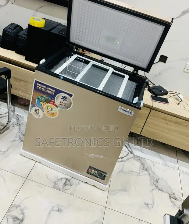 Sealed Gold Nasco 150l Chest Freezer (Model: Nas-200fl-G) · Photo 1