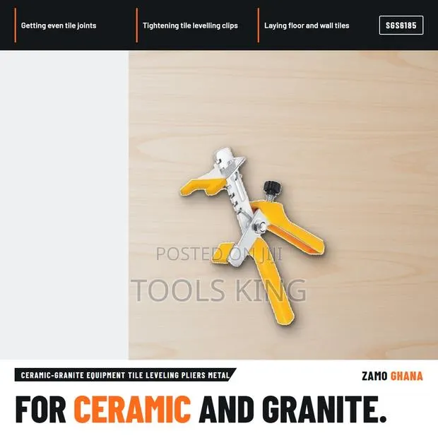 Ceramic-Granite Equipment Tile Leveling Pliers Metal - SGS6185 · Photo 1
