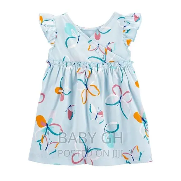 Carter's Blue Butterfly Flutter Dress · Photo 1