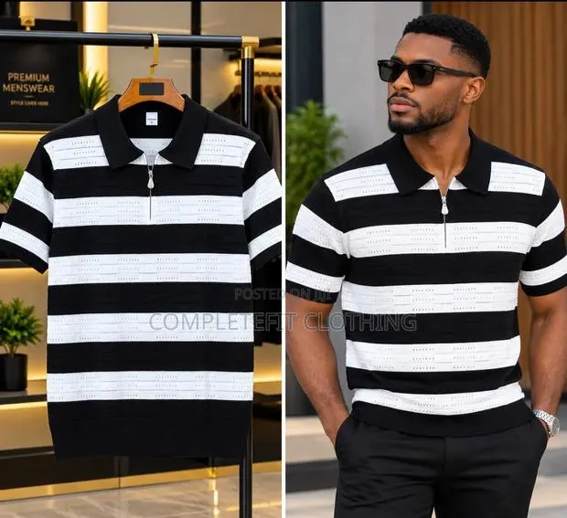Nice Short Sleeves Knitted Shirts · Photo 1