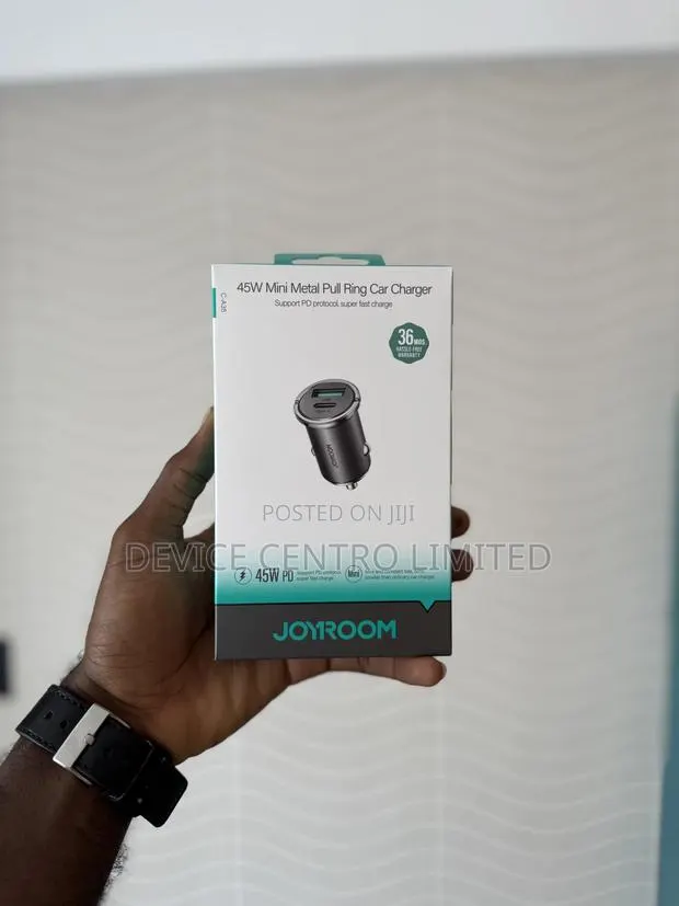Joyroom 45w Car Charger Metal Pull Ring · Photo 1
