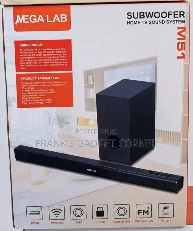 MEGA LAB M51 Soundbar + Subwoofer · Photo 1
