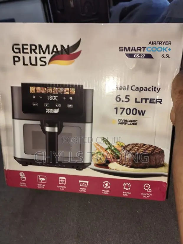 German Plus SmartCook+ Digital Air Fryer GS-27 – 6.5L · Photo 1