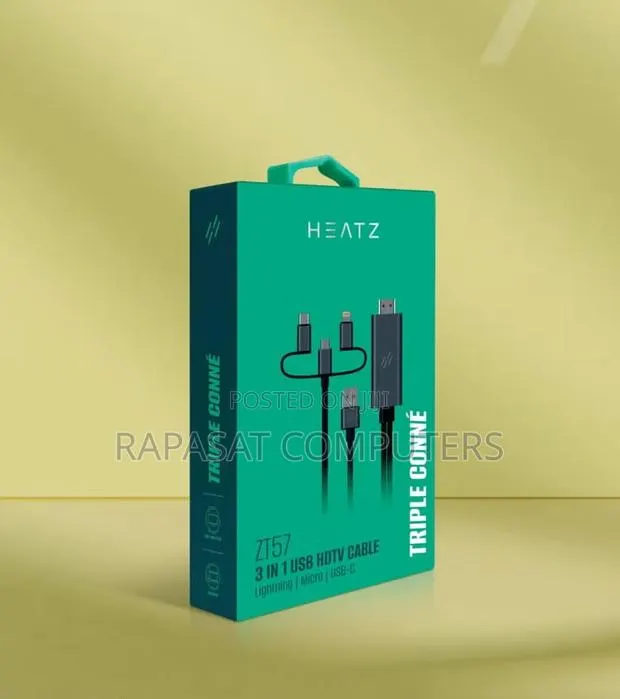 Heatz Zt57 3-in-1 Hdmi Cable · Photo 1