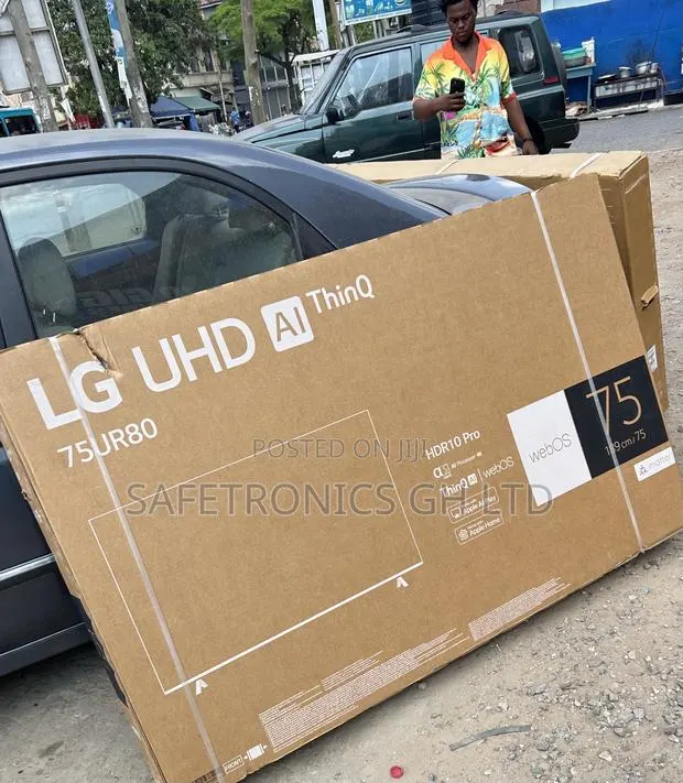 Just Approved 75” Smart Frameless Lg Uhd 75ur80 Tv (2025 Model) · Photo 1